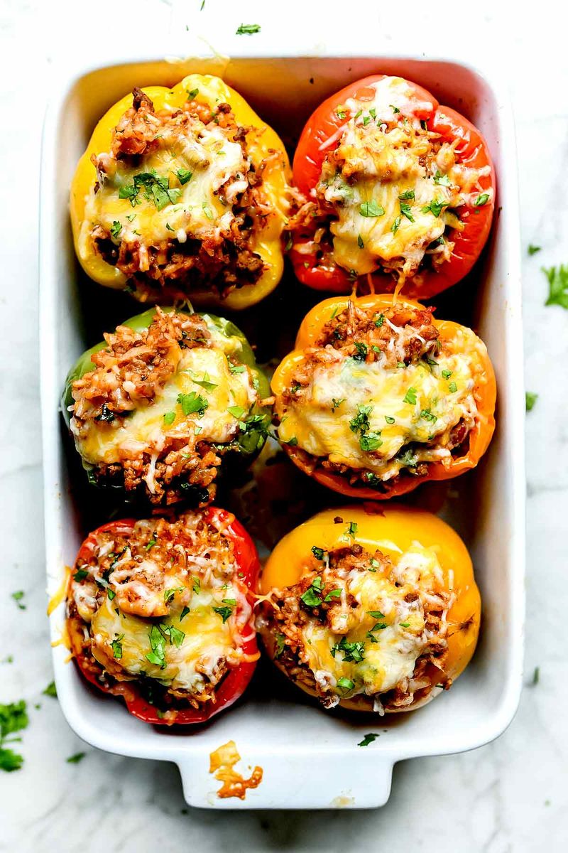 Mexican-Style Stuffed Bell Peppers