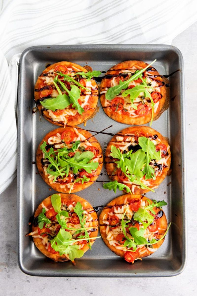 Mini Caprese Pizza Bites