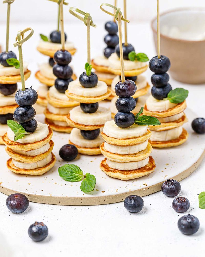 Mini Pancake Skewers
