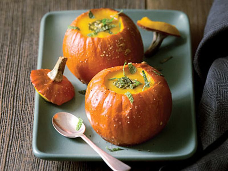 Mini Pumpkin Soup Bowls