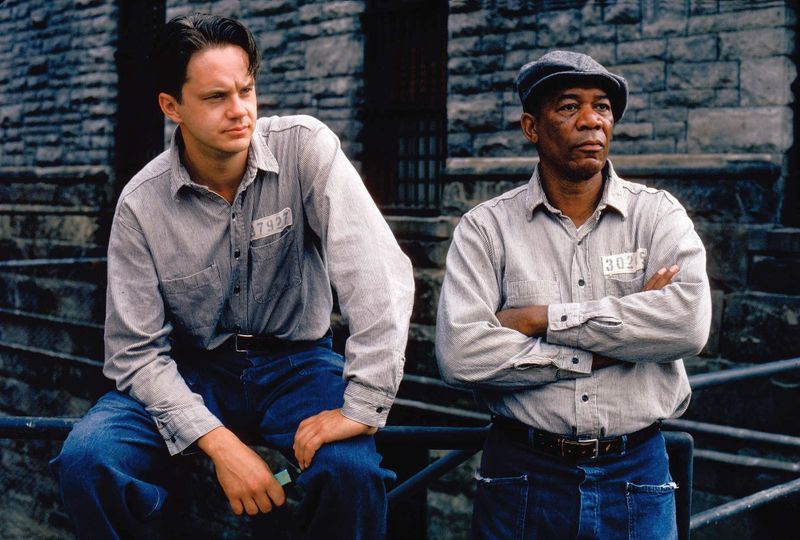 Morgan Freeman & Tim Robbins – The Shawshank Redemption