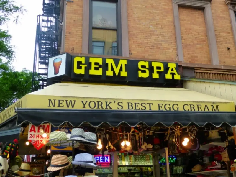 Mysterious Egg Cream at Gem Spa