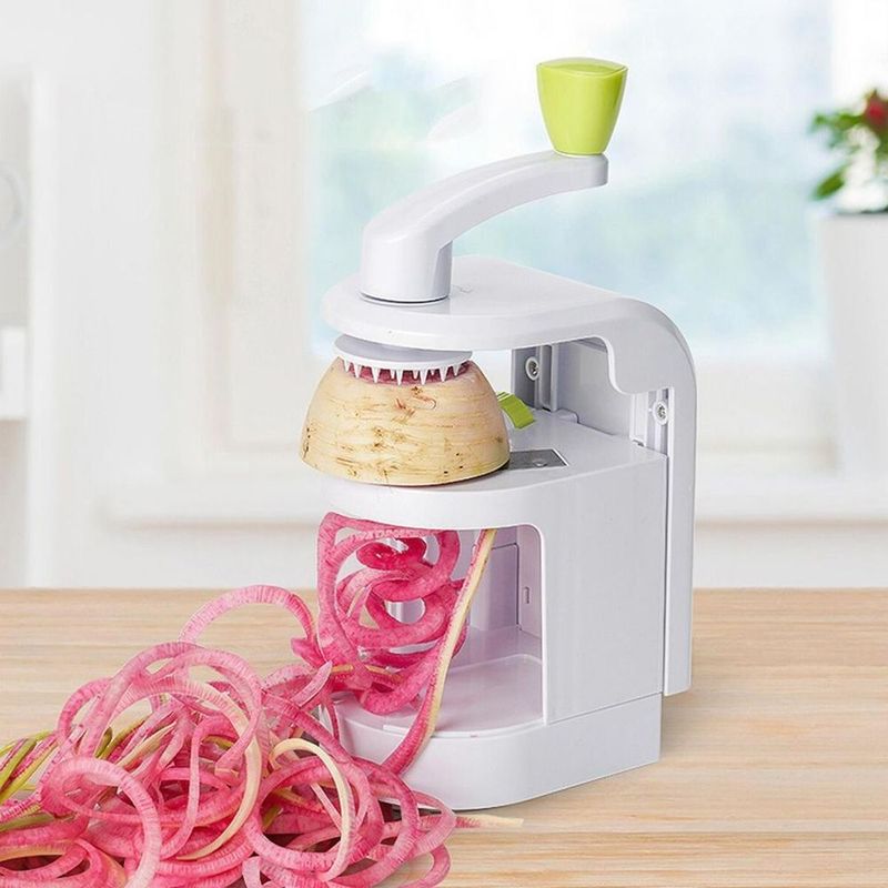 NUNEWARES 4-in-1 Spiralizer Vegetable Slicer