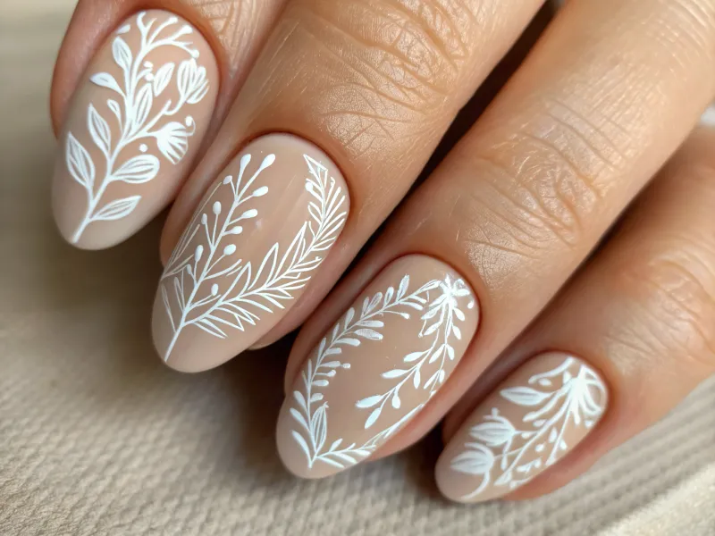 Nature-Inspired White Detailing