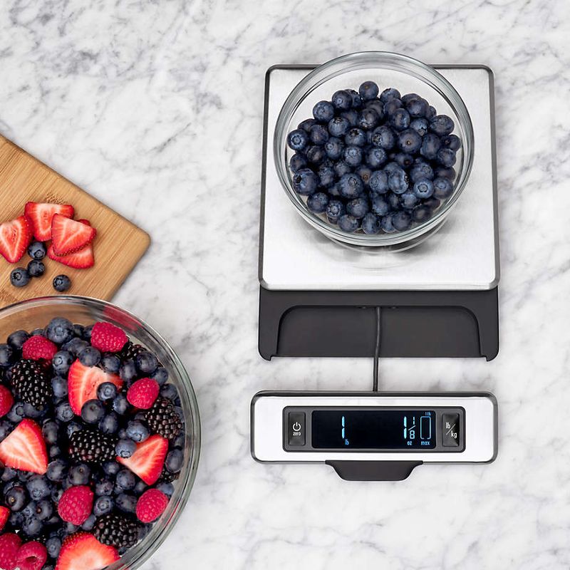 OXO Good Grips Stainless Steel Food Scale with Pull-Out Display