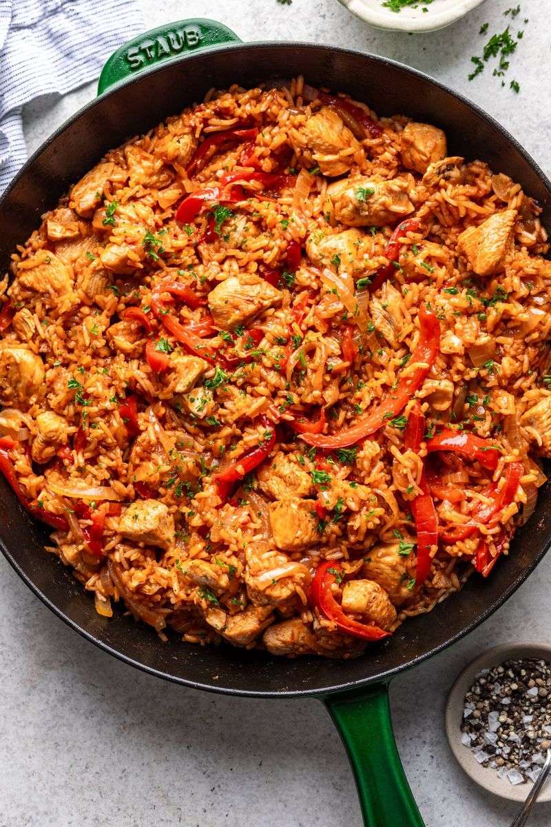 One-Pan Chicken and Rice Skillet