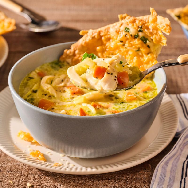 One-Pot Chicken Pot Pie Soup