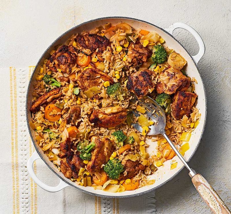 One-Pot Chicken & Brown Rice