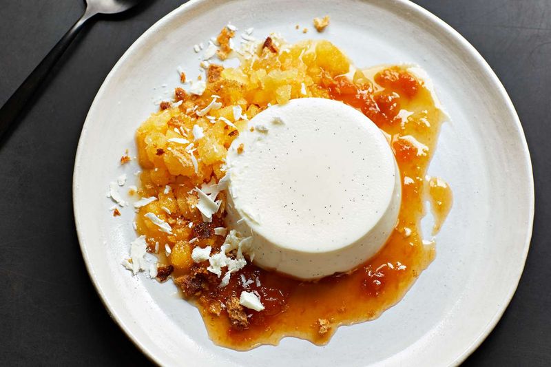 Orange Blossom Water Panna Cotta