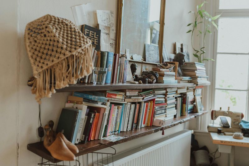 Overcrowded Bookshelves