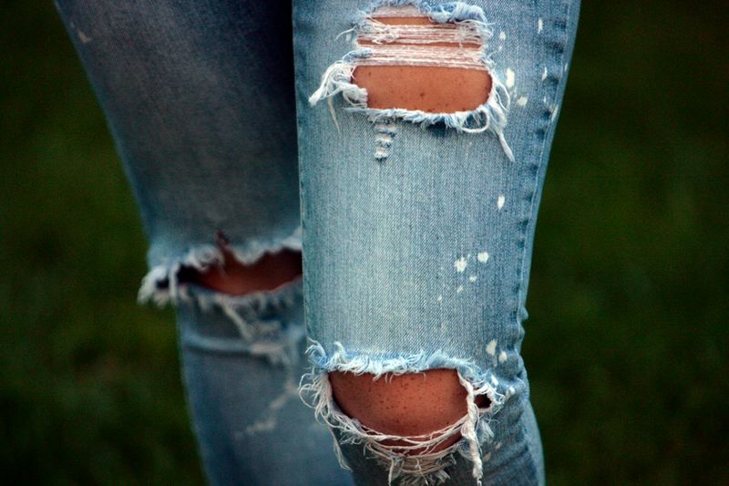Overly Distressed Jeans