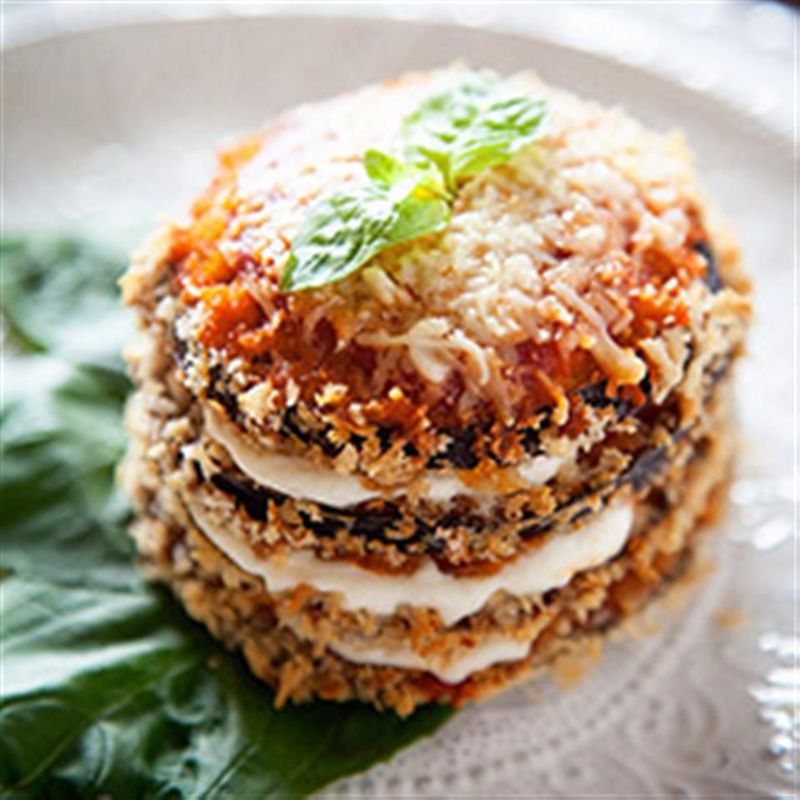Parmesan Vegetable Stacks