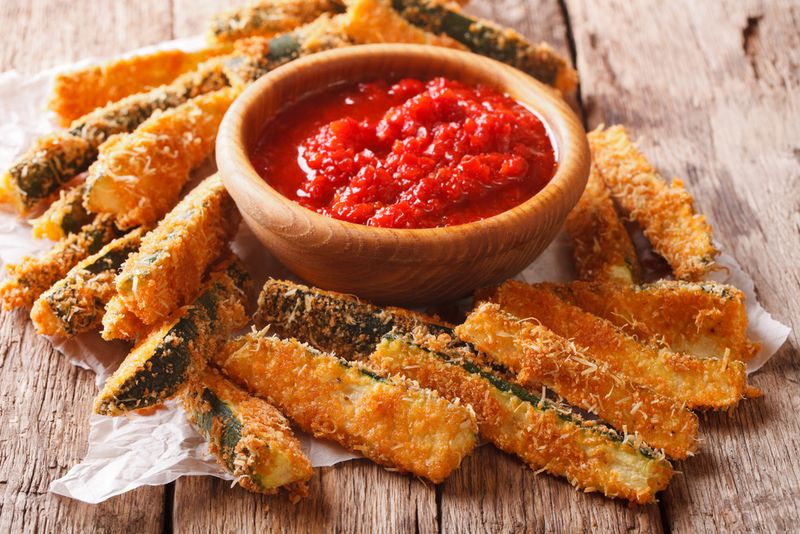 Parmesan Zucchini Fries