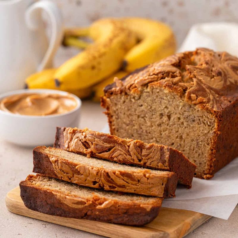 Peanut Butter Banana Bread
