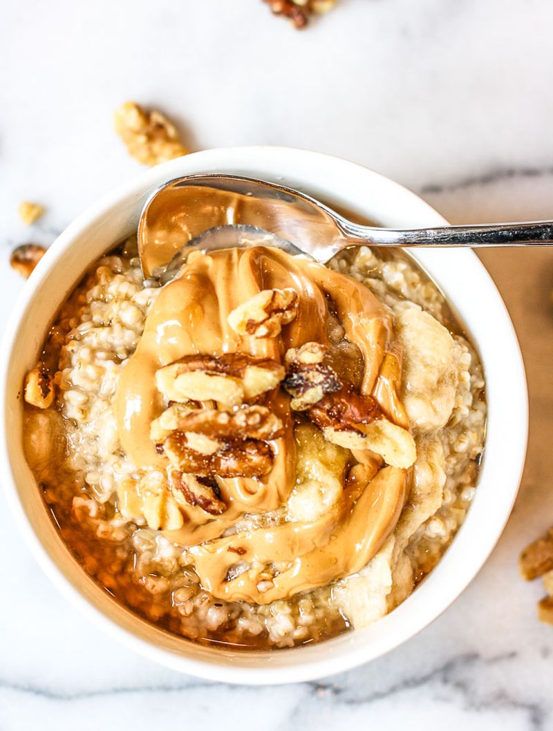 Peanut Butter Banana Oatmeal