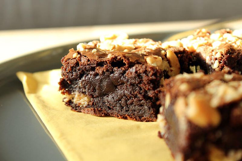 Peanut Butter Miso Brownies