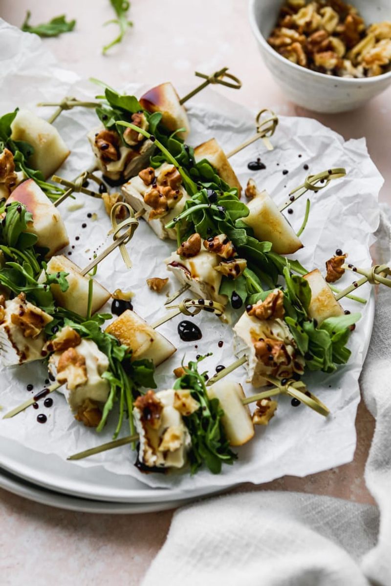 Pear and Cheese Kabobs