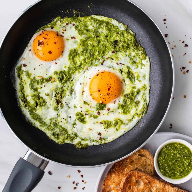 Pesto Eggs