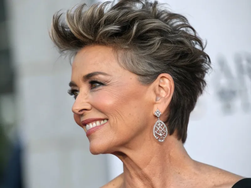 Pixie Cut with Textured Crown