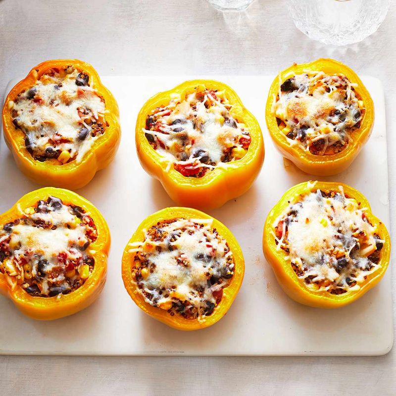 Protein-Packed Quinoa Stuffed Peppers