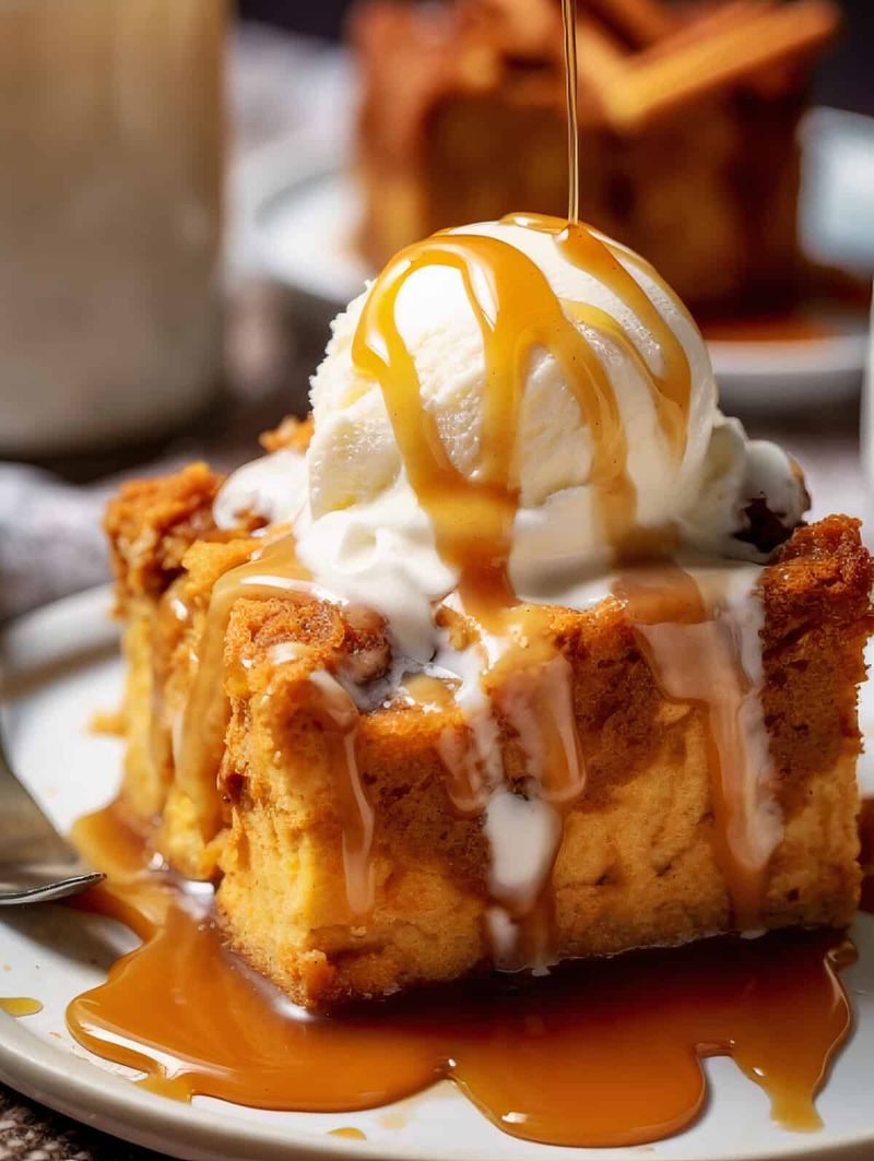 Pumpkin Bread Pudding