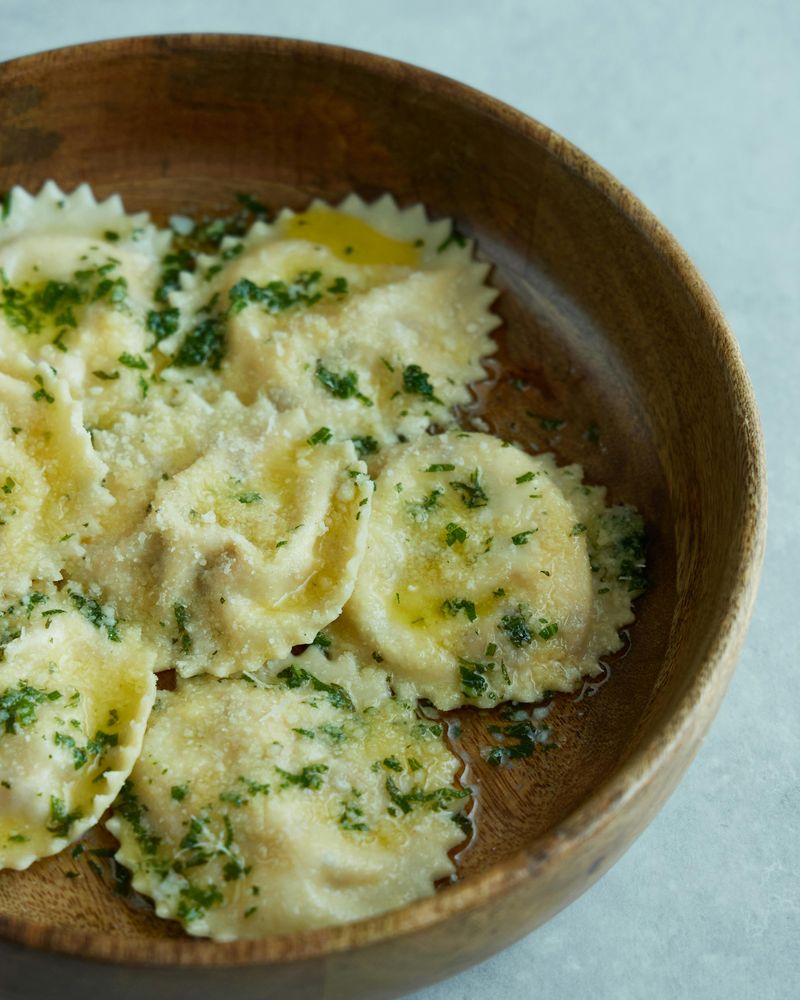 Pumpkin Ravioli with Sage Butter