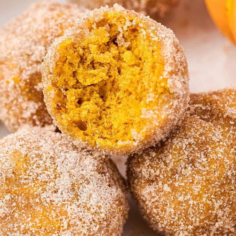 Pumpkin Spice Donut Holes