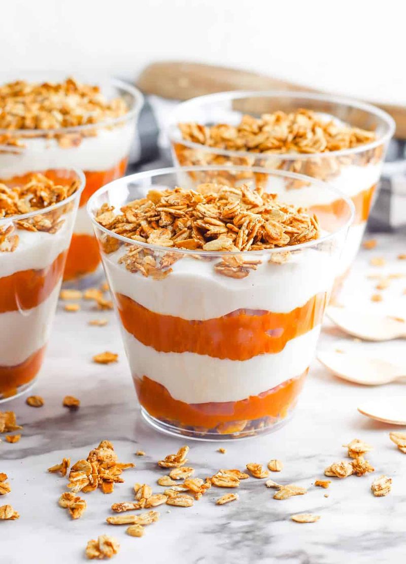 Pumpkin Spice Yogurt Parfait
