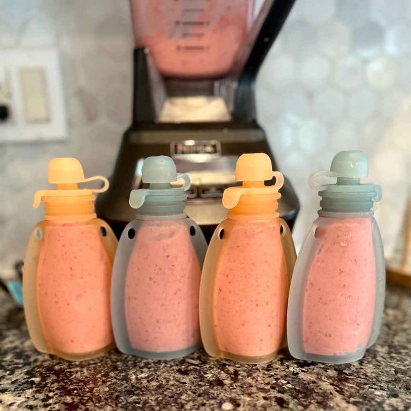 Reusable Silicone Food Pouches