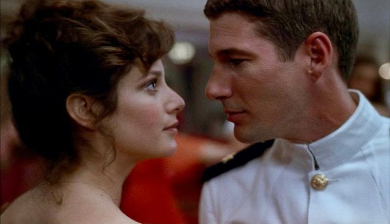 Richard Gere and Debra Winger in 'An Officer and a Gentleman'