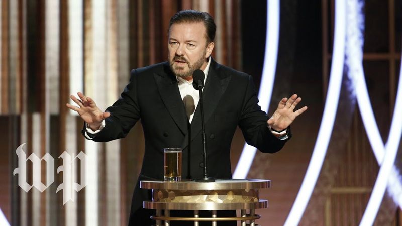 Ricky Gervais Roasts Hollywood