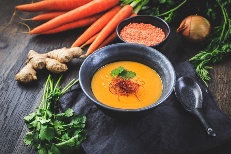 Roasted Carrot and Ginger Soup