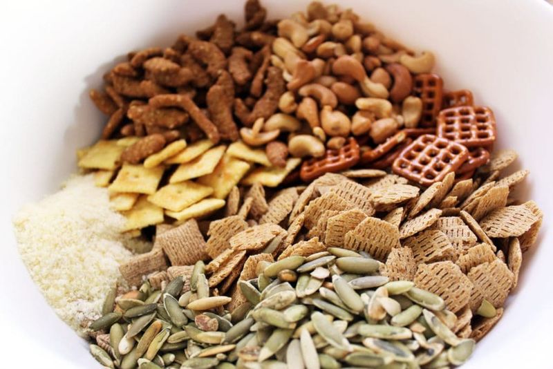 Rosemary Parmesan Nut Mix