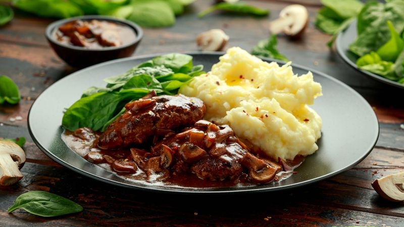 Salisbury Steak TV Dinners