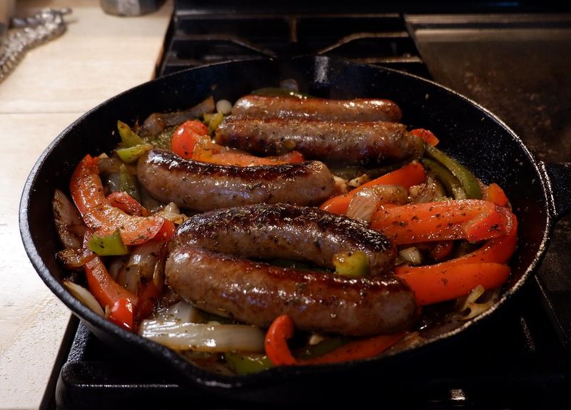 Sausage, Peppers & Onions Skillet