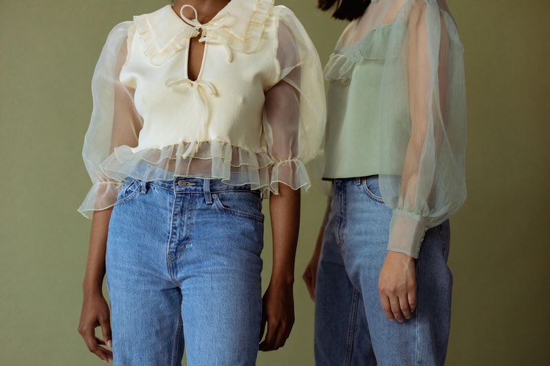 Sheer Blouse with Camisole