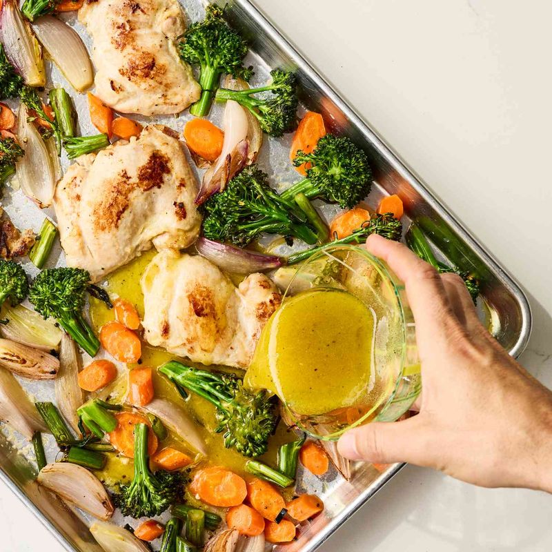 Sheet-Pan Lemon Garlic Chicken & Veggies