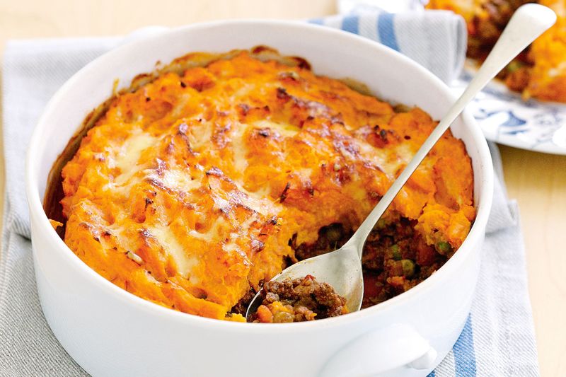 Shepherd's Pie with Sweet Potato Mash