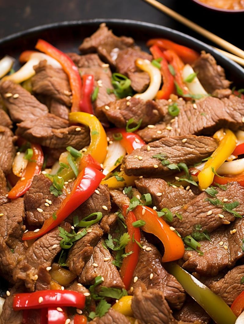 Sizzling Skillet Pepper Steak