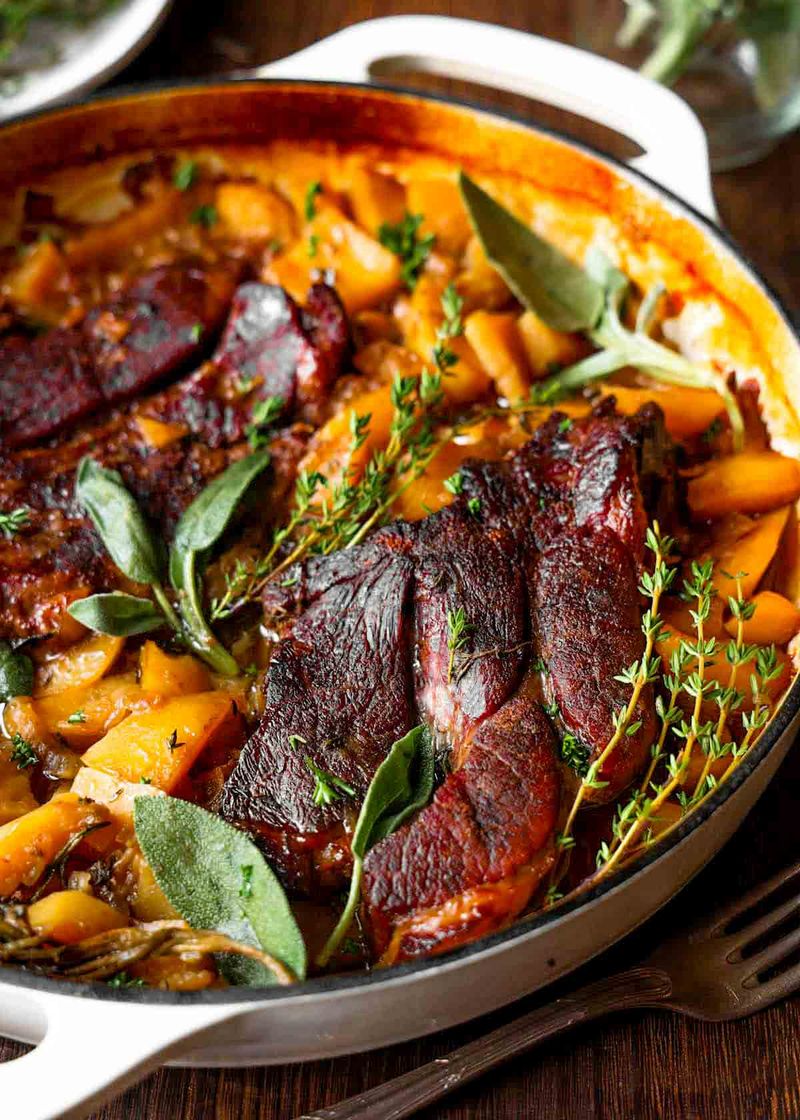 Slow Cooker Cider-Braised Pot Roast