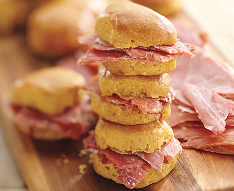Smithfield Ham Biscuits: Breakfast of Champions