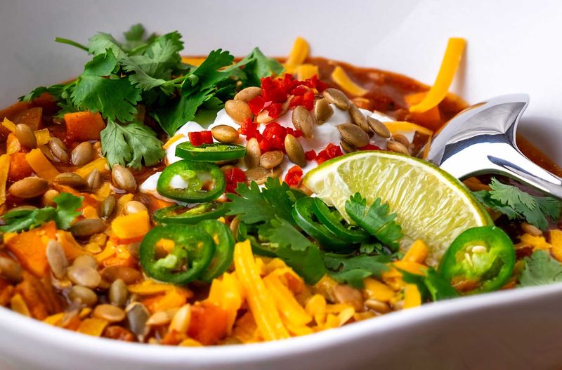 Smoky Pumpkin Turkey Chili