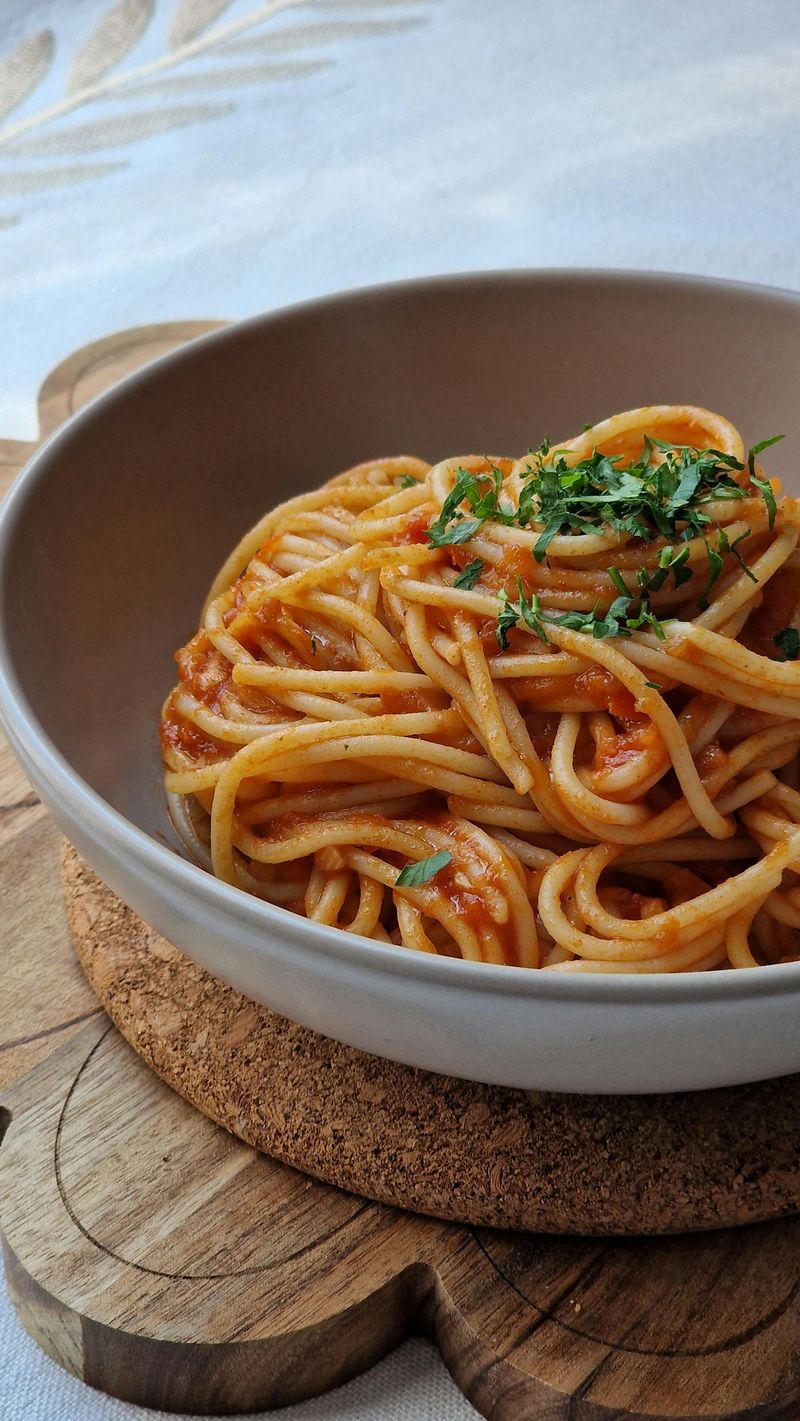Spaghetti with Marinara Sauce