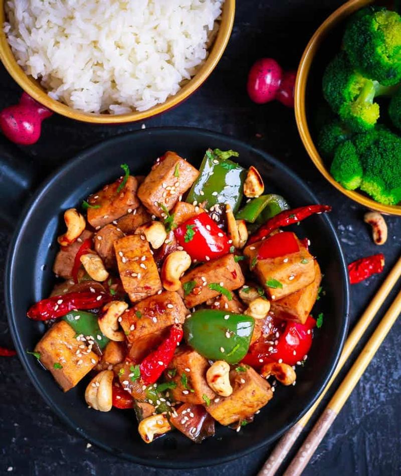 Spicy Tofu & Vegetable Stir-Fry