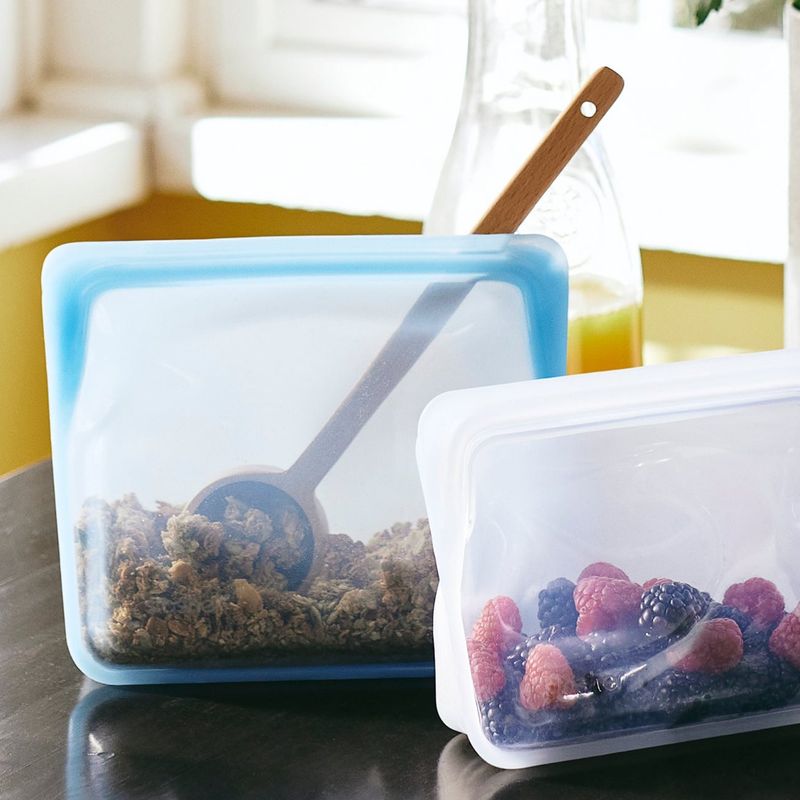 Stasher Reusable Silicone Stand-Up Mid Bag