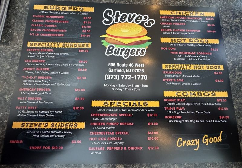 Steve's Burgers: Garfield's Roadside Treasure