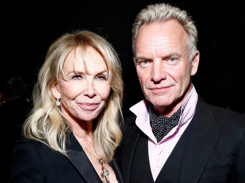 Sting and Trudie Styler