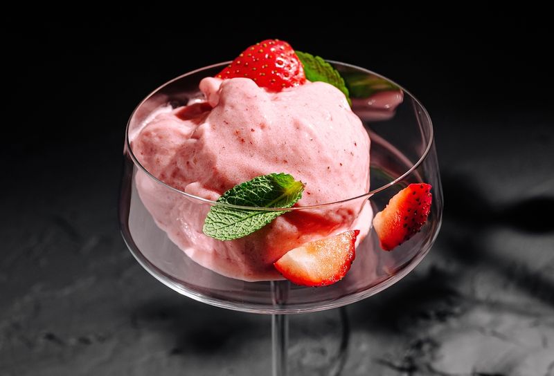 Strawberry Rosé Sorbet