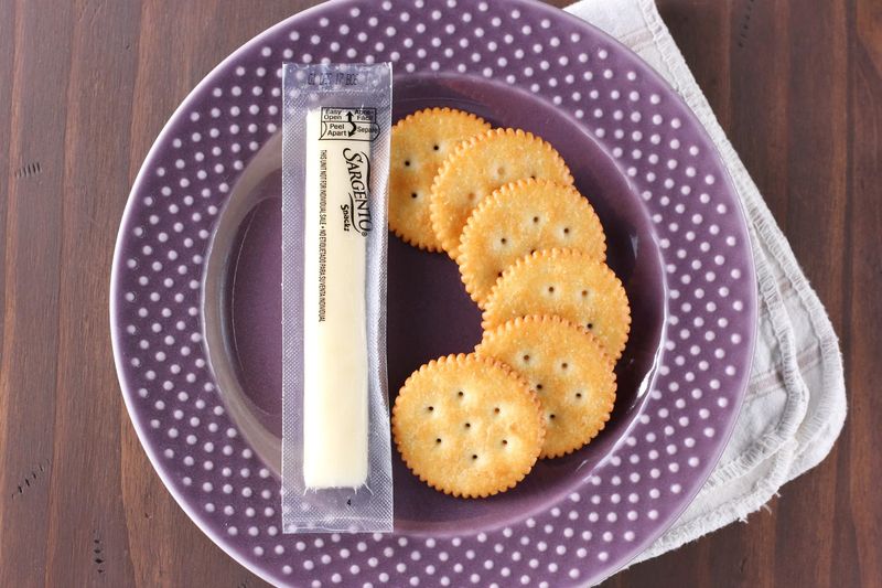 String Cheese with Whole-Grain Crackers