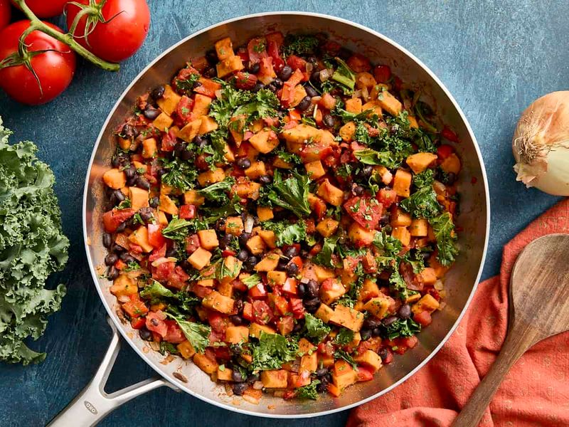 Sweet Potato & Black Bean Skillet